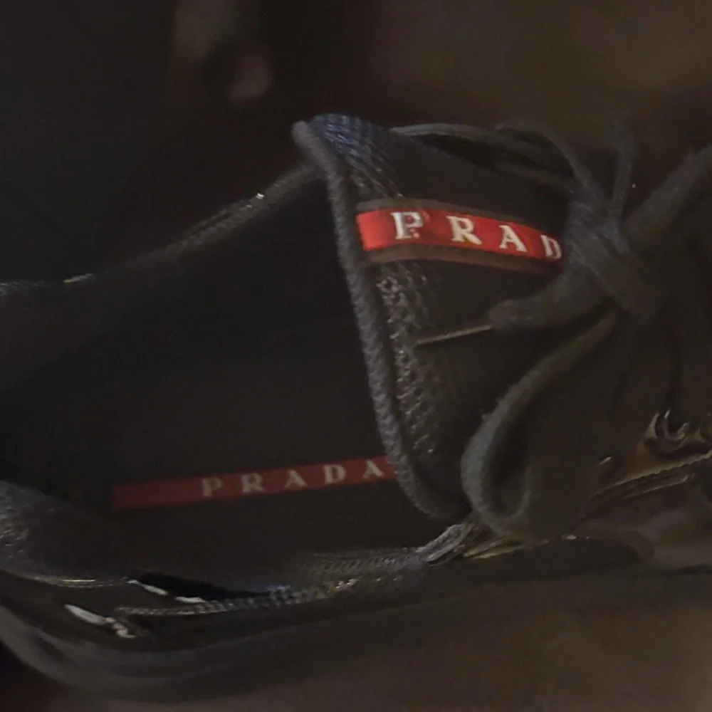 Prada Black and Red Sneakers Gently Used. Accepting All Offers! - Picture 4 of 15